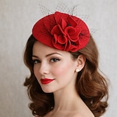 preiswerte Fascinators &amp; Hüte-Elegant Retro Vintage Fascinator-Hut Faszination Kate Middleton Kostüm Damen Maskerade Party / Abend Junggesellinnenabschiedsparty Erwachsene Hut