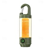 baratos Luzes e lanternas de acampamento-Lanterna de acampamento LED recarregável, lanterna LED 3 em 1 com 1000 lúmens, à prova d'água. &amp;portátil, sos &amp;3 modos de iluminação para emergências, atividades ao ar livre e caminhadas.
