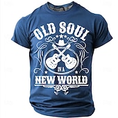  Herr Rolig Slang T-shirt Kortärmad T-shirt 3D-tryck Rund hals Skjorta Mode Dagligen Dagligen Gata Svart Rubinrött Sommar Vår Kläder S M L XL XXL XXXL