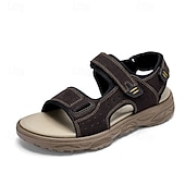abordables sandales d'extérieur-Sandales de sport vertes pour hommes, chaussures de marche d'extérieur légères et confortables, idéales pour les voyages, la randonnée, les vacances à la plage et les loisirs en plein air.
