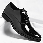 abordables Chaussures Oxford-Chaussures Oxford blanches à lacets pour homme, élégantes et minimalistes, parfaites pour les affaires, les mariages, l'église, les banquets et les occasions formelles.