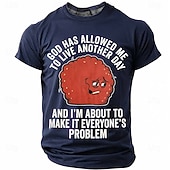  Homens Engraçado Camiseta Manga Curta Camiseta Impressão 3D Gola Redonda Camisa Moda Designer Simples Casual Diário Festa Azul Lago Verão Primavera Roupa S M L XL XXL XXXL