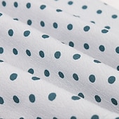 baratos Vestidos-Anos 50 Rockabilly Meio-dia Vestidos Mangas curtas Laço Poá Decote Quadrado Fantasia Mulheres Casual Dia a Dia Festa de Chá Adulto Vestido Primavera Verão