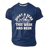  Мужская футболка с надписью "Какой год выдался на этой неделе", "Скелет, гроб", забавный, саркастический, черный юмор, мем, графический принт, стандартный крой, круглый вырез, повседневная, рабочая,