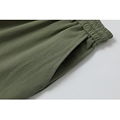 olcso Retro-Férfi Vászon nadrág Nyári nadrág Strand nadrág Zsinór Zseb Rugalmas derék Sima Mokaszinok Légáteresztő Napi Tengerpart Vakáció Szabadság Hawaii Fekete Fehér Nem elasztikus