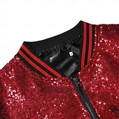 economico Cime-Disco Anni '80 Metallico Lucido Cappotto Mascherata Disco Paillettes Costume Per uomo Mascherata Festa / Sera Parata dell'Orgoglio Mese dell'orgoglio Adulti Cappotto