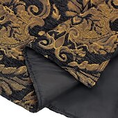 preiswerte Oberbekleidung-Mittelalterlich Renaissance Mantel Ärmellos Prinz Gentleman Edelmann Bestickt Blumen Kostüm Herren königlich Halloween Karneval Renaissance-Messe LARP Erwachsene Mantel Ganzjahres