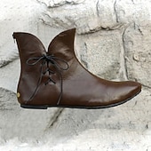 お買い得  靴-レトリ／ヴィンテージ 中世 ルネッサンス シューズ 仮装 男性用 セルティック 海賊 ハロウィーン カーニバル マスカレード マスカレード パーティー 成人 シューズ