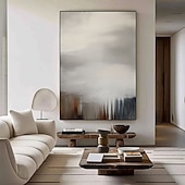 halpa Pinturas abstractas-oil painting handmade Beige Abstract Wall Art Beige white Abstract Painting Large Beige Minimalist Wall Art Wabi-sabi Canvas Painting Modern Textured Oil Painting