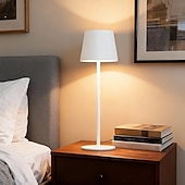 baratos Luzes decorativas-LED Reading Desk Lamp New Modern French Style Eye-Friendly  Rechargeable, RGB, Long Battery Life, Home Use, Living Room &amp; Bedroom, Touch Dimming &amp; Color Adjustment, Ambient Light Decorative Accent,