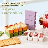 cheap Ice Cube Tray-Silicone Ice Cube Trays with Lid, Perfect for Chilling Drinks And Smoothies, Kitchen Essential Silicone Ice Trays, Food-Grade Silicone, Soft And Easy to Demould, Suitable for Frozen Drinks And Whisky