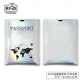 cheap RFID Card Holder-100 Pack RFID Blocking Sleeves Set, Credit Card Protectors or Passport Sleeves, Identity Theft Protection for Travel, Colorful Slim Card Holder for Wallets, Anti-Theft Shield