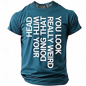  Bărbați Amuzant Tricou Manșon scurt Tricou Tipărire 3D Stil Nautic Cămașă Modă Designer Simplu Casual Zilnic Petrecere Roșu-aprins Vară Primăvară Îmbrăcăminte S M L XL XXL XXXL