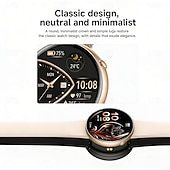 olcso Okosórák-okosóra nőknek, elegáns, kerek számlapú okosóra fitneszkövetővel, alvásfigyelővel, lépésszámlálóval, IP68 vízállósággal, barkács óralap, Android, iOS, iPhone, Samsung kompatibilis