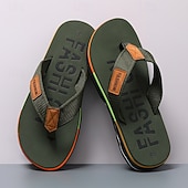 cheap Men's Slippers &amp; Flip-Flops-Men's Brown Flip Flop Sandals, Lightweight Casual Beach Shoes, Comfortable Island &amp; Cruise Style Footwear for Men, Perfect for Poolside, Vacation and Summer Outdoor Activities