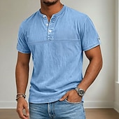 economico Polo classica da uomo-T-shirt Polo da Uomo SoftFade™ 100% Cotone con Effetto Lavaggio Acerbo Maglietta Casual per Vacanze Colletto in Piedini Manica Corta Moda Base Piana Vintage Distressed Primavera e Estate Blu Rosa