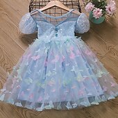 baratos Fantasias para meninas-Princesa Animal Vestidos Traje Cosplay Roupa Filme Estilo bonito Tutus Led acende for Para Meninas Crianças Baile de Máscaras Diário Festa Comic Con