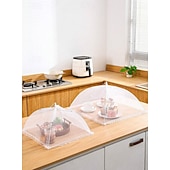 voordelige Keukengerei &amp; Gadgets-1 stuk opvouwbare voedselafdekking van gaas, herbruikbaar &amp;Wasbare, opklapbare voedseltenten voor picknicks, kamperen, barbecues en feestjes in de buitenlucht. &amp;ontbijtspullen, stofwerende