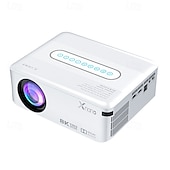 economico Proiettori-Videoproiettore intelligente con supporto nativo 1080p, decodifica 8K, sistema operativo Android 9.0, Wi-Fi dual band 5G, HDR 10+. &amp;Proiettore audio Dolby per i Mondiali di calcio del 2026, per