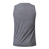 abordables Débardeurs-Homme Débardeur Gilet Sous-Vêtements T-shirt sans manches Sans manches Col ras du cou Été Printemps Uni Mode Léger Classique Séchage Rapide Salle de sport Rue Sports Bleu Blanche bleu marine T-shirt