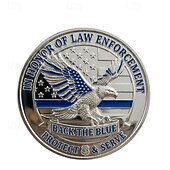 preiswerte U.S. 250. Jahrestag-Selig sind die Friedensstifter und die Strafverfolgungsbehörden – Gedenkmünze, Matthäus 5,9 – inspirierendes Sammlerstück, patriotisches Geschenk zur Unterstützung der Polizei