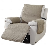 ieftine Husă pentru fotoliu reclinabil-husă de canapea impermeabilă, husă de canapea antiderapantă, durabilă, prietenoasă cu animalele de companie, anti-pete, culoare solidă, covoraș de canapea modern și minimalist, acoperire completă pentru câini și pisici, sufragerie, utilizare în tot sezonu