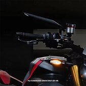 cheap Motorcycle &amp; ATV Accessories-Dragonfly Moto Motorcycle Rearview Mirrors for Kawasaki ER6N ER6F ER-6N, Adjustable Rotating Wind Wing Side Mirror, Aerodynamic Stealth Winglet Mirrors for Sport Bike, Aluminum Alloy, 1 Pair