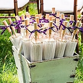 voordelige Paraplu's-Set van 3 witte papieren paraplu's van 60 cm (23,62 inch), klassieke stijl met houten handvat, handmatig te openen, UV-bescherming, ideaal voor bruiloften, fotografie, cosplay en feesten.