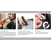 お買い得  個人健康用品-LEDプログレスバー付き呼吸筋トレーナー、呼吸トレーニング用視覚フィードバック肺エクササイズ、肺活量向上 &amp;運動能力向上、大人用携帯型呼吸器