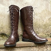 זול נעליים-ימי הביניים רנסנס נעליים תחפושות בגדי ריקוד גברים יוניסקס פיראט סטימפאנק נשף מסכות מסיבה\אירוע ערב LARP רן פייר מבוגרים נעליים