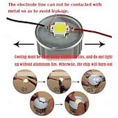 cheap LED Accessories-1PC DIY 100W  9000-10000LM  Naturally White 4000-4500K  Light Integrated LED Module (DC33-35V 2.8A) Street Lamp for Projecting Light  Gold Wire Welding of Copper Bracket