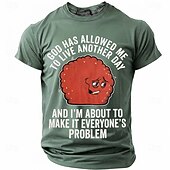  Homens Engraçado Camiseta Manga Curta Camiseta Impressão 3D Gola Redonda Camisa Moda Designer Simples Casual Diário Festa Azul Lago Verão Primavera Roupa S M L XL XXL XXXL