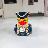 tanie 250. rocznica USA-Kaczka z okazji 250. rocznicy niepodległości Stanów Zjednoczonych, patriotyczna figurka wojskowej kaczki, żywiczna dekoracja w kształcie kaczki-weterana, dekoracje na 4 lipca z okazji Dnia