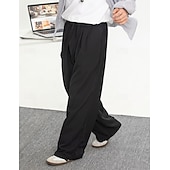 economico pantaloni casual-Per uomo Pantaloni Pantaloni casual Pantaloni Larghi Borse refrigeranti Coulisse Tasca Elastico in vita Semplice Comodità Morbido Casuale Quotidiano All'aperto Vacanza Moda Vestibilità comoda Nero