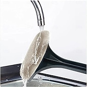cheap Home Supplies-2 Pcs 2-in-1 Window Screen Cleaning Brush Value Set Multifunctional Screen Brush,Mesh Screen Cleaner Mesh Cleaner Brush,Wet and Dry Glass Cleaning Brush