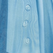 abordables Rideaux imperméables-Panneau de rideau imperméable d'extérieur bleu, rideau à œillets pour pergola, gazebo, porche, balcon, cabane de jardin, résistant aux intempéries