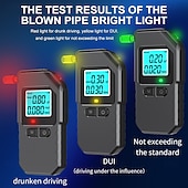 cheap Car Safety &amp; Security-Professional Portable Breathalyzer, Digital Alcohol Tester with LCD Display, High Precision 3-Unit Alcohol Detector (%BAC, g/l, mg/l), 3-Color LED Warning Indicators for Drivers