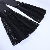 abordables Fondos-Gótico Los pantalones de campana Pantalones acampanados Encaje Disfraz Mujer Fantasía Víspera de Todos los Santos Carnaval Rendimiento Fiesta Adultos Pantalones