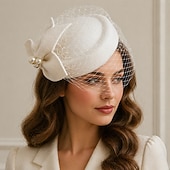 cheap Fascinators &amp; Hats-Elegant Retro Vintage Fascinator Hat Fascinator Kate Middleton Fancy Dress Women's Masquerade Party / Evening Bachelorette Party Adults Hat