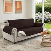 olcso Kanapé huzat-vízálló, megfordítható kanapéhuzat 3 párnára, háziállatbarát kanapéhuzat kutyáknak, mosható bútorvédő huzat csúszásgátló rugalmas pánttal