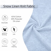  Муж. Льняная рубашка Рубашки поло Повседневные Отпуск Классика С короткими рукавами Отпуск Мода Полотняное плетение Текстура Пуговицы Лето Весна Стандартный