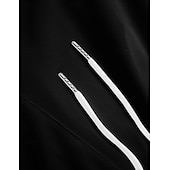 abordables Shorts décontractés-Homme Short actif Shorts de survêtement Shorts Shorts d'été Cordon de serrage Taille Élastique Bloc de Couleur Longueur Genou Occasionnel Quotidien Extérieur Sports Streetwear Noir Blanche