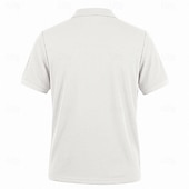 economico Polo classica da uomo-Per uomo Magliette Polo a Nido d'Ape Polo Casuale Streetwear Bavero Manica Corta Essenziale Moderno Semplice Tasca Leggero Estate Primavera Vestibilità regolare Nero Bianco Blu marino Verde scuro