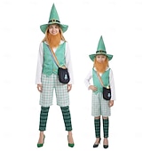  St. Patrick Outfits Group Costume Funny Costume Kid's Adults' Unisex Masquerade St. Patrick's Day Party Festival Dress Up
