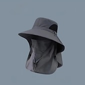 preiswerte Heizen und Kühlen-Anglerhut mit abnehmbarem Sonnenschutz, Gesichts- und Nackenschutz für den Sommer – breite Krempe, UV-Schutz, Unisex-Sonnenhut zum Wandern, Angeln und Reisen