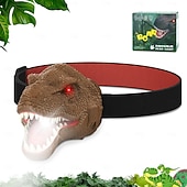 cheap Head Lights-Headlamp, Dinosaur LED Rechargeable Headlamp for Flashlight Outdoor Camping Essentials Gear, Dinosaur Toys Headlight for Boys Girls/Adults, Ideal Gift Toys for Birthday Rave Party