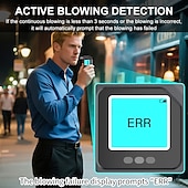 cheap Car Safety &amp; Security-Professional Portable Breathalyzer, Digital Alcohol Tester with LCD Display, High Precision 3-Unit Alcohol Detector (%BAC, g/l, mg/l), 3-Color LED Warning Indicators for Drivers