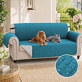 cheap Sofa Cover-100% Waterproof Couch Covers Sofa Covers for Dogs Couch Protector Triple Non-Slip Sofa Slipcover for 3 Cushion Couch Furniture Protector for Pets, Kids,Dog