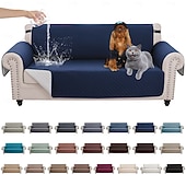 cheap Sofa Cover-100% Waterproof Couch Covers Sofa Covers for Dogs Couch Protector Triple Non-Slip Sofa Slipcover for 3 Cushion Couch Furniture Protector for Pets, Kids,Dog