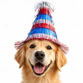 voordelige Vakantie-feestmutsen kegel - leuk &amp;feestelijke papieren kegels voor huisdieren en kinderen